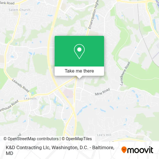 K&D Contracting Llc map
