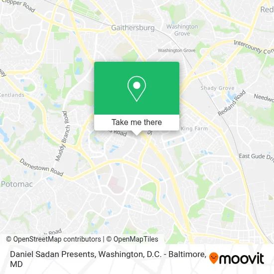 Daniel Sadan Presents map