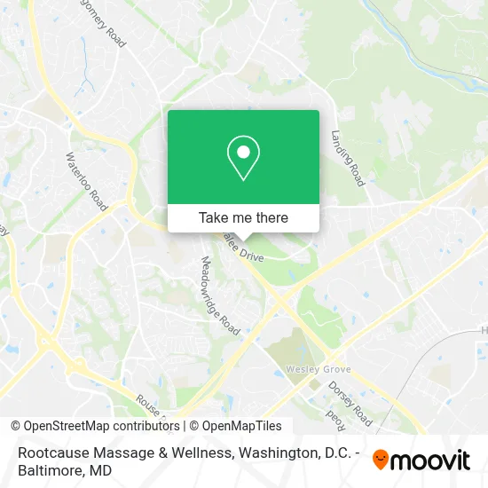 Rootcause Massage & Wellness map