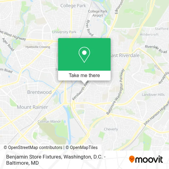 Benjamin Store Fixtures map