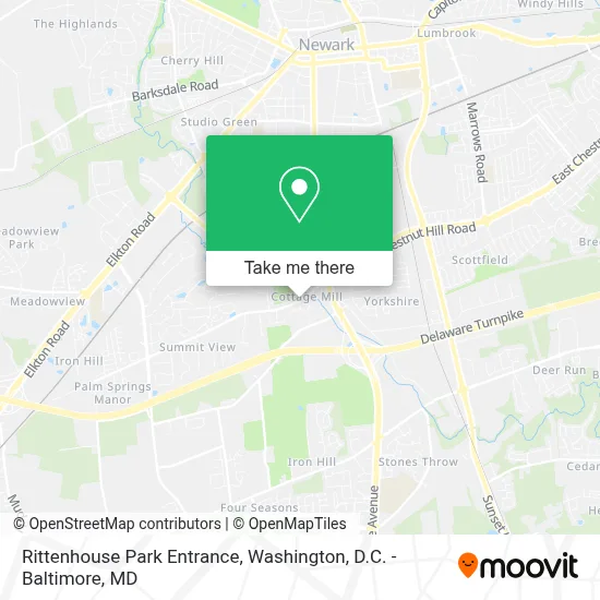 Rittenhouse Park Entrance map