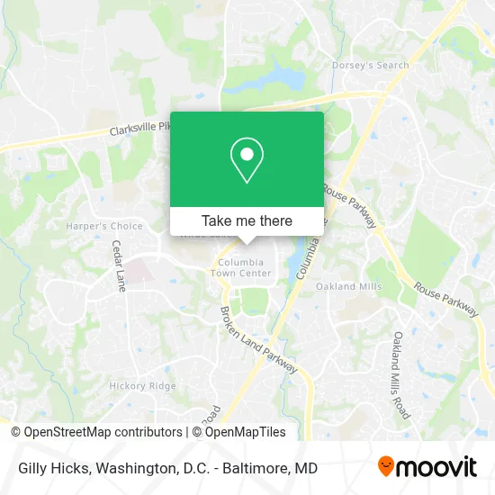 Gilly Hicks map