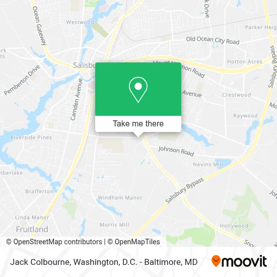 Jack Colbourne map