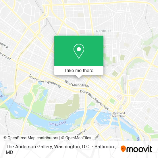 The Anderson Gallery map