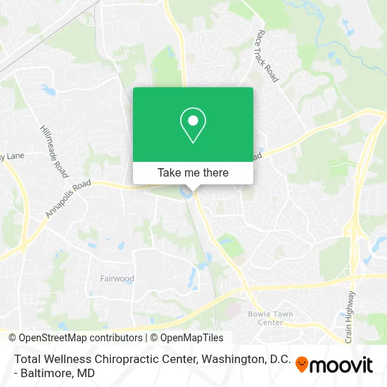 Total Wellness Chiropractic Center map