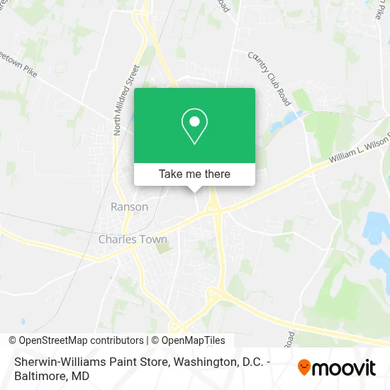 Sherwin-Williams Paint Store map