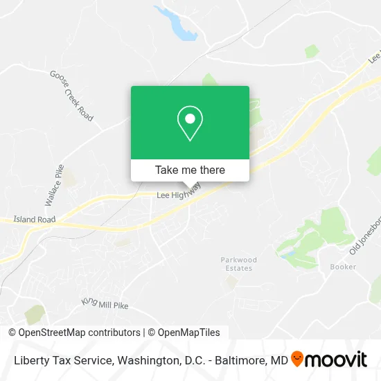 Liberty Tax Service map
