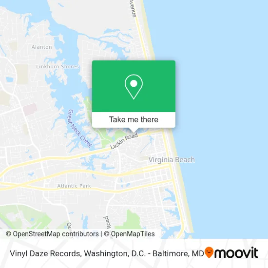 Vinyl Daze Records map