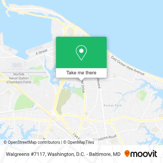 Walgreens #7117 map