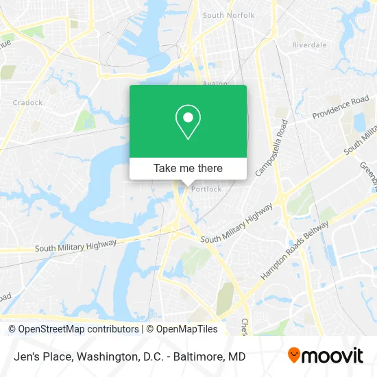 Jen's Place map