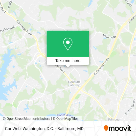 Car Web map