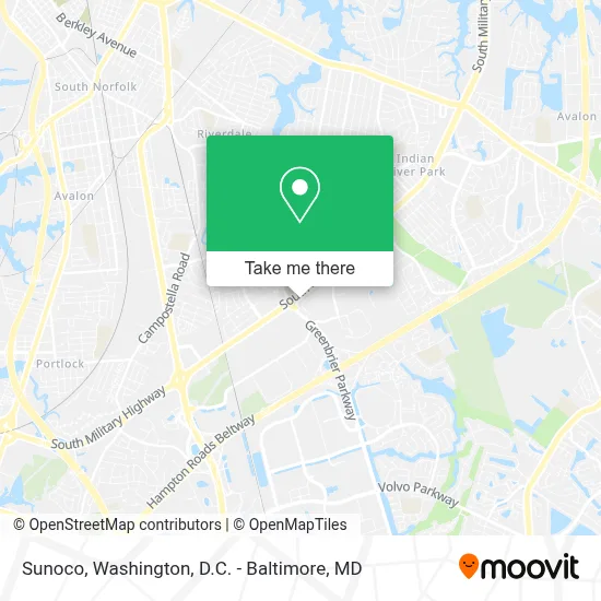 Sunoco map