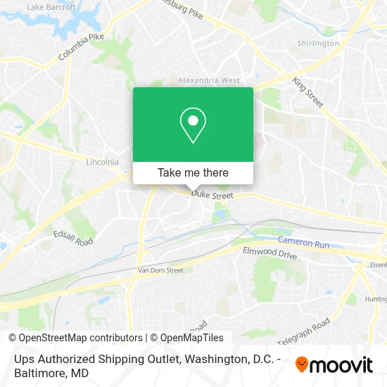 Ups Authorized Shipping Outlet map