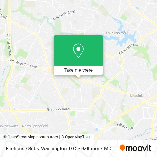 Firehouse Subs map