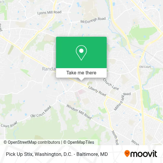 Pick Up Stix map