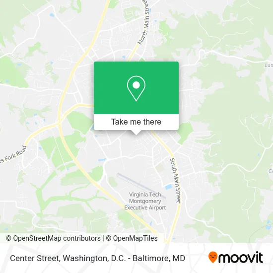 Center Street map