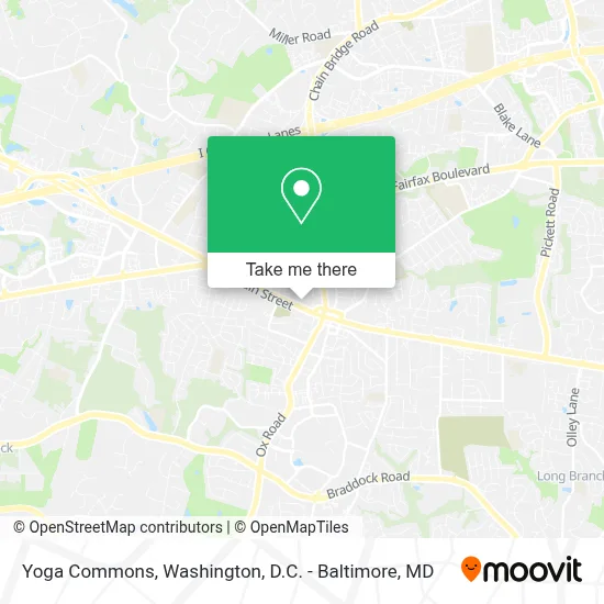 Yoga Commons map