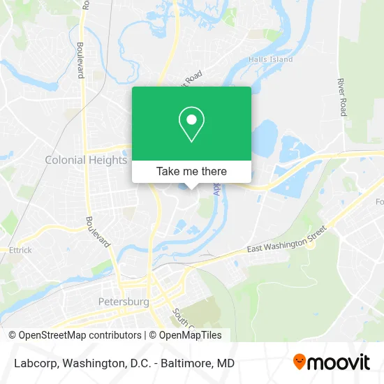 Labcorp map