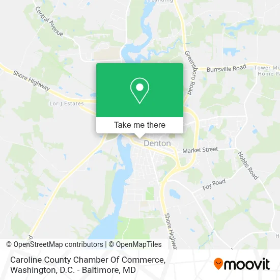 Caroline County Chamber Of Commerce map