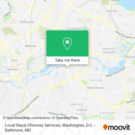 Local Stack Chimney Services map