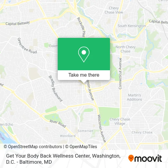 Get Your Body Back Wellness Center map