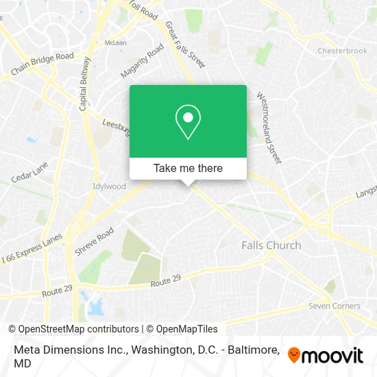 Meta Dimensions Inc. map