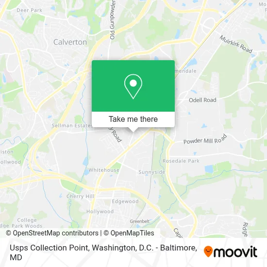 Usps Collection Point map