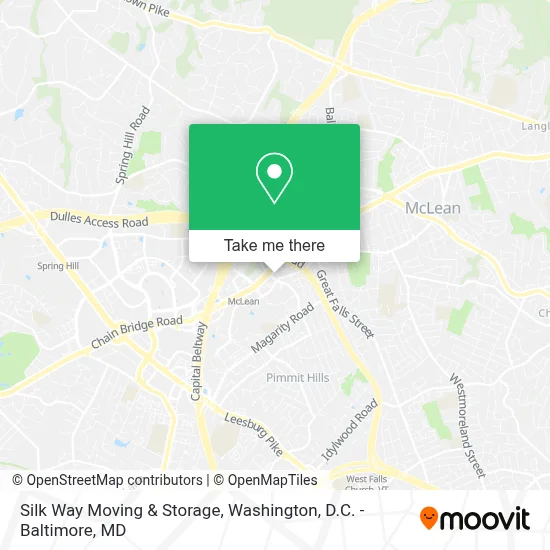Silk Way Moving & Storage map