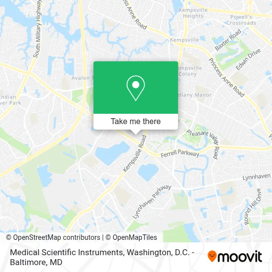Medical Scientific Instruments map