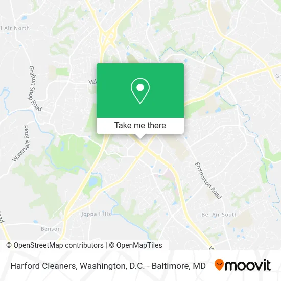 Harford Cleaners map