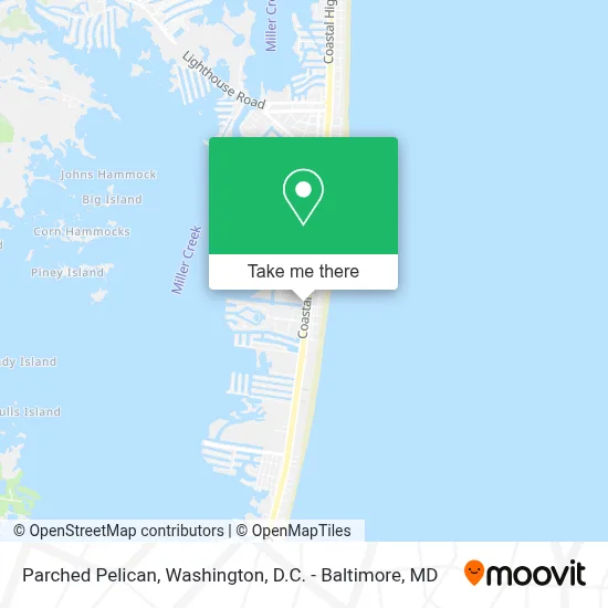 Parched Pelican map