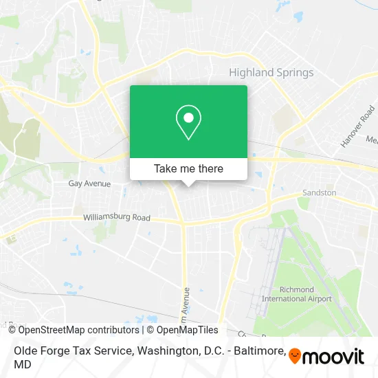 Olde Forge Tax Service map