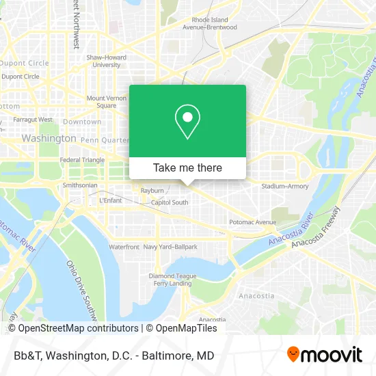 Bb&T map