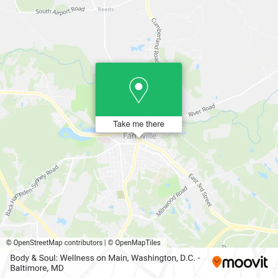 Body & Soul: Wellness on Main map