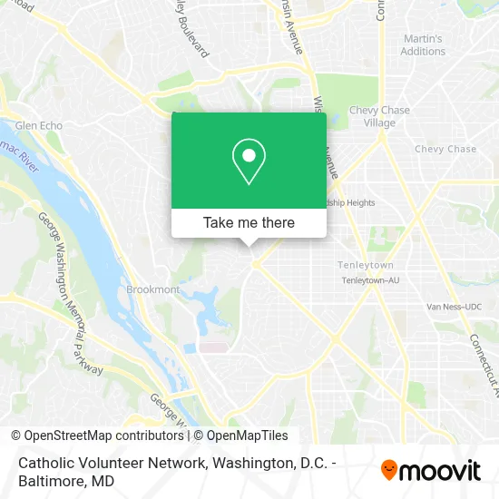 Catholic Volunteer Network map
