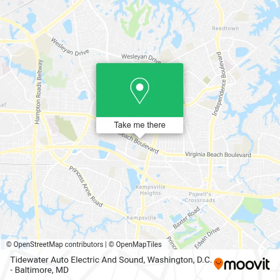 Tidewater Auto Electric And Sound map