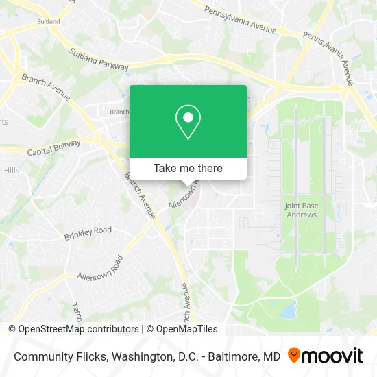 Community Flicks map