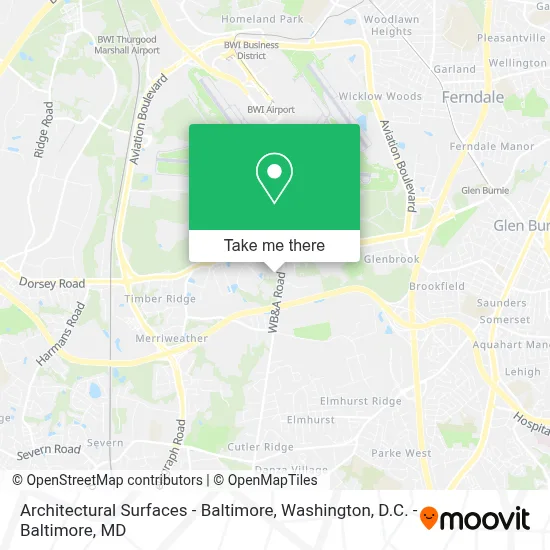 Architectural Surfaces - Baltimore map