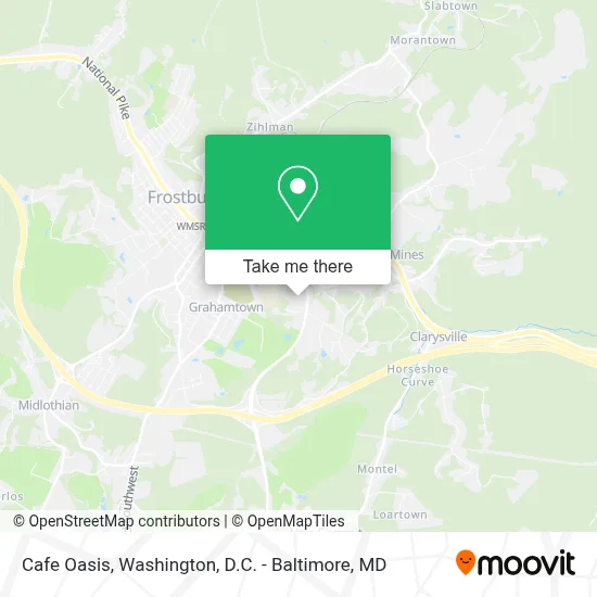 Cafe Oasis map