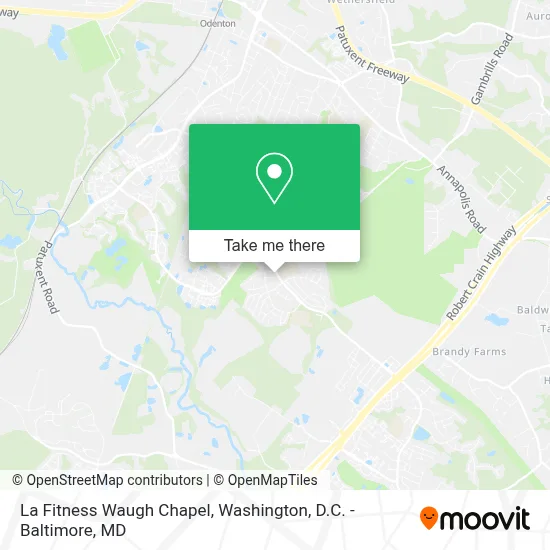 La Fitness Waugh Chapel map