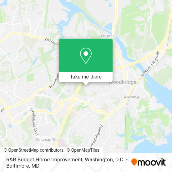 R&R Budget Home Improvement map