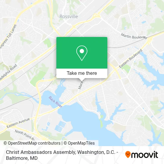 Christ Ambassadors Assembly map