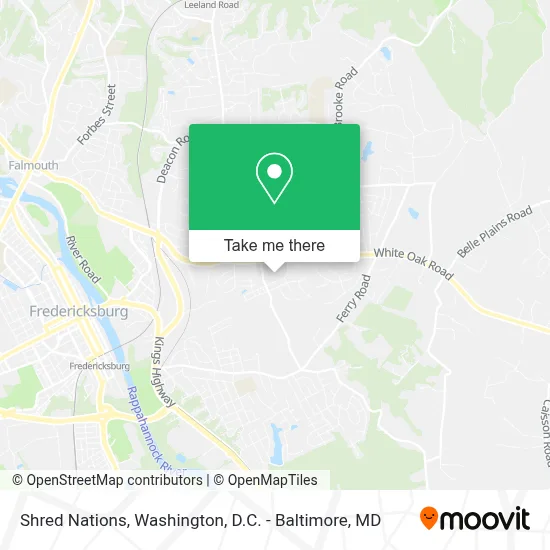 Shred Nations map
