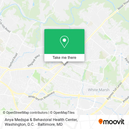 Anya Medspa & Behavioral Health Center map