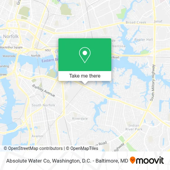Absolute Water Co map