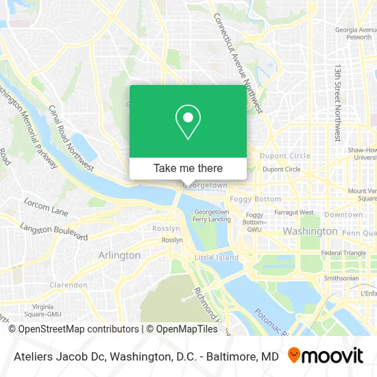 Ateliers Jacob Dc map