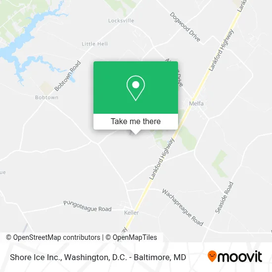 Shore Ice Inc. map