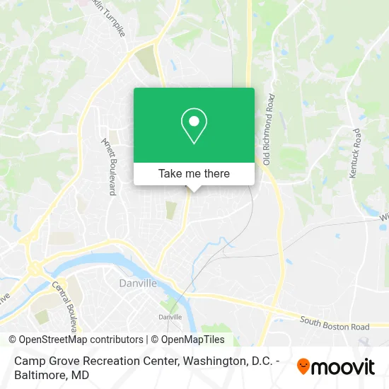 Camp Grove Recreation Center map