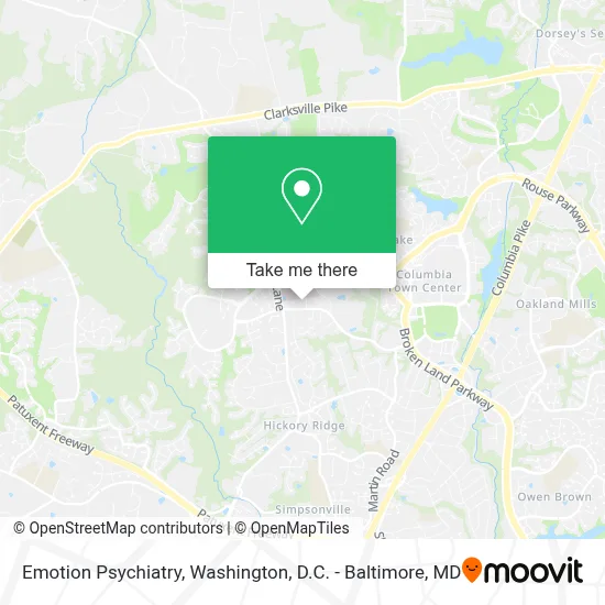 Emotion Psychiatry map