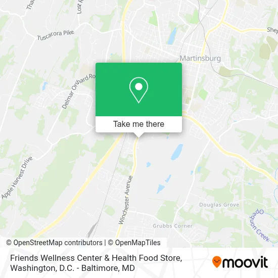 Friends Wellness Center & Health Food Store map